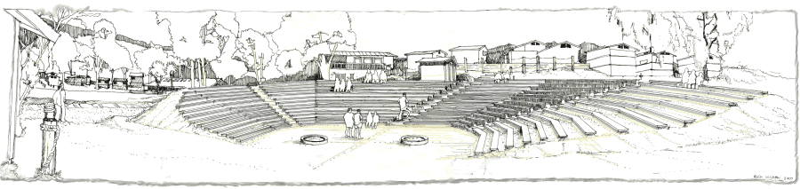 Architect's Rendering of the new, 1000-seat EBA Campfire Circle