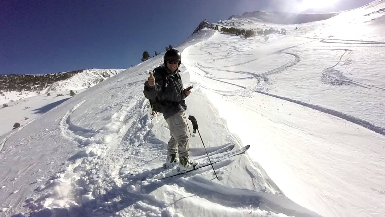Greg skiing in Mammoth